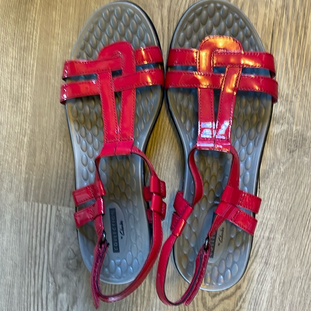 NEW CLARKS WOMENS SONAR ASTER SANDAL SIZE 9/40